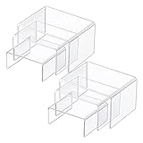 wocpvm 6 STK Klare Acryl Schmuck Display Risers Display Ständer Acryl Würfel...