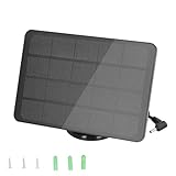 10-W-Solarpanel-Ladegerät, IP65 Wasserdichtes Tragbares Solarbetriebenes...