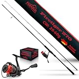 Paradox Fishing Firetiger Spinnrute mit Rolle I 2,7m 20-60g mit 4000 Rolle I...