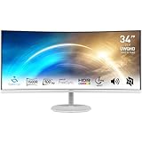 Monitorius MSI PRO MP341CQW 34inch VA UWQHD Curved 100Hz 4ms 2xHDMI2.0 DP...