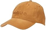 Timberland Herren Baumwollleinen Baseballkappe, Wheat/Flat Logo, Einheitsgröße