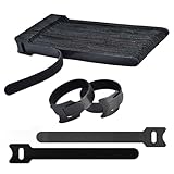 Yiichiy 50pcs Kabelbinder Klett, Wiederverschließbare Kabelbinder...