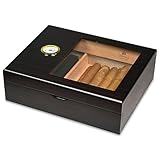 Slege Zigarren Humidore,Humidor-Zigarren,Glasplatte,Spanische Zeder...