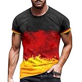 2024 Deutschland Em Trikot Herren Sommer Kurzarm T Shirt Mit Flagge Rundhals...