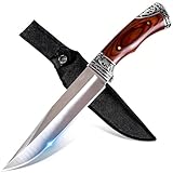 GER-SABER Outdoor Messer 30cm – Clip-Point Klinge mit California-Profil,...