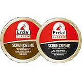 Erdal Schuhcreme Classic Schwarz, Braun (75 ml) Vorteilspack