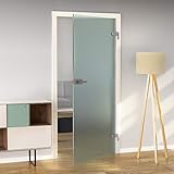 Bijon Glastür T3 - Hochwertige Studio Ganzglastür aus kratzfestem ESG-Glas...