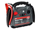 APA 16540 Power Pack, mit Kompressor und Starthilfe, 12 V,Schwarz, Grau, Rot