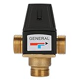 Boaby Thermostatic Mixing Valve, Solar Water Heater 3-Way DN20(G3/4) External...