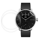 kwmobile 3X Transparente Displayschutzfolie kompatibel mit Withings Scanwatch...