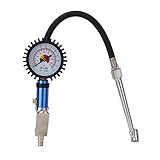 Reifenfüller mit Manometer – Präziser Reifendruckmesser für PKWs und...