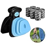 Queta Dog Pooper Scooper mit 6 Abfallsäcken Kleine Haustier-Toilette...