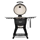 BBQ-Toro Kamado Grill Holzkohlegrill 'Yoru' Ø 56 cm mit Seitenablagen,...
