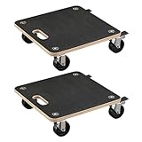 Wiltec 2X Transportroller 380 x 380 x 119 mm mit 250 kg Traglast je...