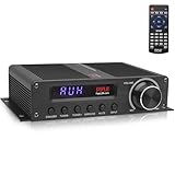 Pyle HiFi Verstärker 100W – Bluetooth Verstärker, Amplifier 5.1 Kanal...