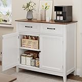 Bealife Küchenschrank, Kommode mit 2 Schubladen und 2 Türen, Sideboard...