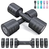 Hanteln Set, Sportneer Verstellbare Hanteln Frauen Set je 1–2,5 kg, 4-in-1...