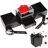 Vegena Rosenbox, Infinity Rosen, Geburtstagsgeschenk für Frauen, Ewige Rose im...