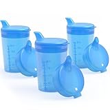 Horn Medical 3er Pack 250ml Erwachsenen Schnabelbecher-/Trinkhilfe-Sets mit je...