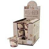 HELLMA Müsli-Herzen Schoko - 18 Portionen, je 30 g - Haferflocken in Herzform...