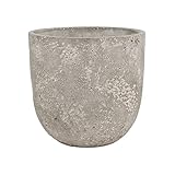 BUTLERS Pflanztopf Outdoor Ø 13cm Beton -FLORAL Basic - Pflanzentopf für innen...