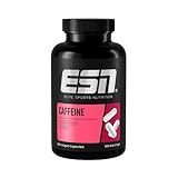 ESN Caffeine Caps, 120 Kapseln, hochdosierte Koffein Kapseln, 200 mg Koffein pro...