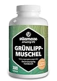 Grünlippmuschel Kapseln hochdosiert: 1500 mg Grünlippmuschel Pulver aus...