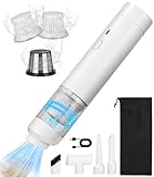 Mini staubsauger,Handstaubsauger Akku, 12000Pa Handstaubsauger Kabellos mit...