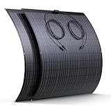 440W flexibles Solarpanel-Kit, 2 x 220W monokristalline flexible Solarmodule,...