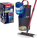 Vileda H2PrO Flat mop Bodenwischer Set mit Eimer| 100% Trennung von Frisch- und...