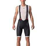 CASTELLI Men's COMPETIZIONE KIT BIB Shorts, Schwarz-Weiss, M