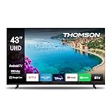 Thomson 43 Zoll (109 cm) 4K Ultra HD Smart Android TV, Google Assistant, Wi-Fi,...