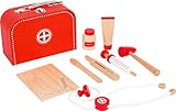 small foot Spielset 'Arztkoffer' aus Holz, inkl. Spritze, Stethoskop,...