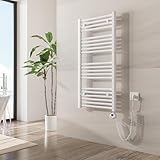 Heilmetz® Badheizkörper Elektrisch mit Heizstab 500W Leistung 1000 x 500 mm...