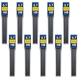 XPEX 120 Stück 0,7-mm-Minen für Automatische Bleistifte - Bruchsichere...