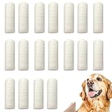 Landrain 18 Stück Fingerzahnbürste Hund, Wiederverwendbar Fingerlinge Hunde...