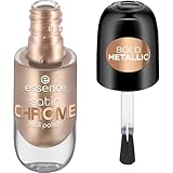 essence satin CHROME nail polish, Nr. 01, Gold, abdeckend, Expressergebnis,...
