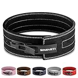 SINOVATI Premium Gewichthebergürtel KDK Lifting Belt aus Echtledermit Schnalle,...