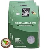 PASTAZEIT Bio Konjak Nudeln Spaghetti - No Carb Nudeln, Weizenfrei, Bio, Vegan,...