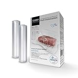 CASO 6 Sterne Profi-Folienrollen 20x600 cm, 2 Rollen, Vakuumierbeutel für alle...