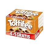 Toffifee 4+1 Gratis – 1 x 625 g – Haselnuss in Karamell, Nougatcreme und...