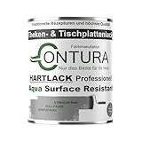 Hartlack Tischplattenlack Klarlack Universallack 750ml Lack Thekenlack Farblos...