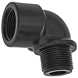 MegaHaustechnik Winkel 90 Grad mit 1 1/2 Zoll IG x AG Innengewinde x...