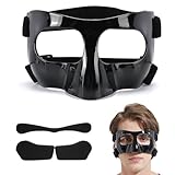 Hengrongshen Nasenmaske Fussball, Verstellbarer Nasenschutz für Gebrochene...