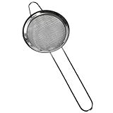 PARENCE.- Feinmaschiges Sieb aus Edelstahl - Küchensieb mit 8 cm Durchmesser -...