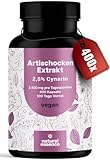 Artischockenextrakt Hochdosiert - 400 Kapseln - 2.400 mg pro Tagesdosis davon...