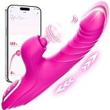 Unikrealer Vibration für Frauen Vibrator, 7x10 Modi Vib/Leck/Stoßfunktion Sex...