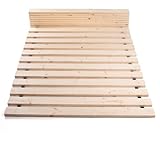 TUGA - Holztech Rollrost 90x190cm - 300 kg Lattenrost Rolllattenrost Premium...