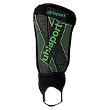 UHLSPORT Unisex – Erwachsene Flex Plate Schienbeinschoner, Schwarz/Fluo...