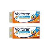 Voltaren Dolo Liquid 25 mg Weichkapseln, gegen Rückenschmerzen Doppelpackung...